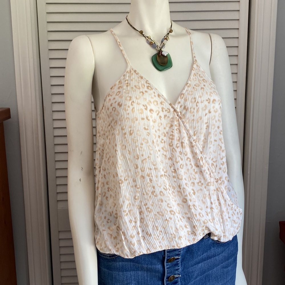 Hippie Rose~Wrap Style Sleeveless V-Neck~ Tank~Jr.~ Size L~NWT